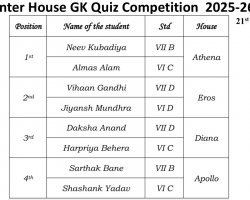 General Quiz Competition 2025-26